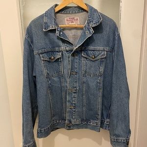 Wrangler Rugged Wear Jean Jacket size L/XL